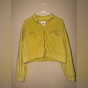 Aerie Corduroy Zip Crop Jacket